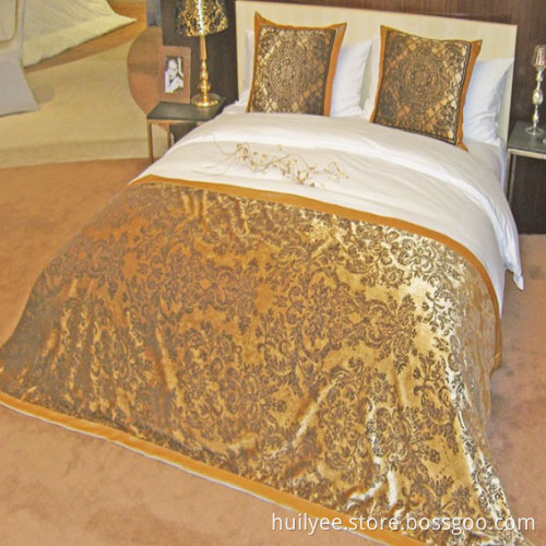 100% Cotton Embroidery Hotel Bedding Set Bed Sheet